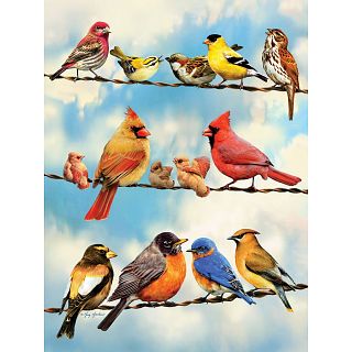 Birds On A Wire - Large Piece