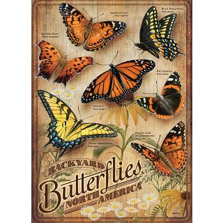 Backyard Butterflies - Large Pieces