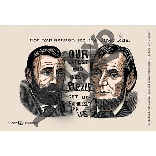 The Three US Presidents Postcard