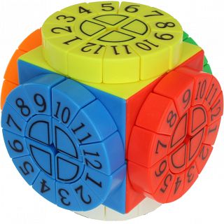 Time Machine Cube with Numbers - Stickerless