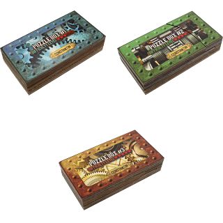Constantin Puzzle Boxes - Set of 3