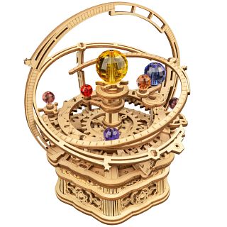 ROKR DIY Wooden Mechanical Music Box - Starry Night