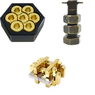 Set of 3 NEW Puzzle Master Puzzles