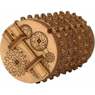 Kryptos - Cryptex DIY Wooden Puzzle Kit
