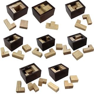 Raya Box Series - Set of 8 Packing Puzzles