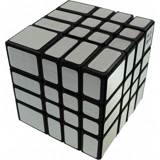 Camouflage Mirror 4x4x4 - Black Body with Silver Label