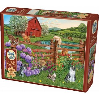 Farm Cats - Large Piece