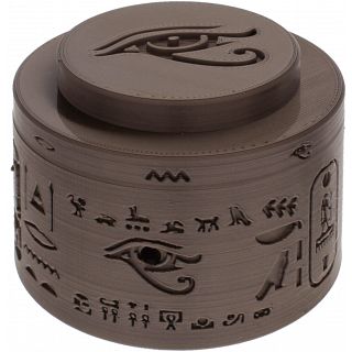 Eye of Horus Cryptex Cylinder Puzzle Box