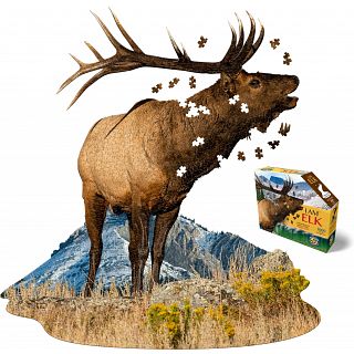 I AM Elk - Shaped Jigsaw Puzzle