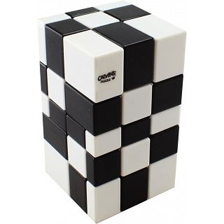 Siamese Mirror Illusion Cube - Black & White Body, Mod