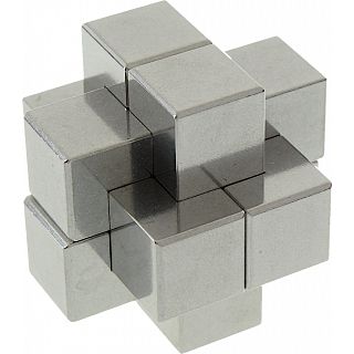 Yamato Block - Aluminum 6 Piece Burr Puzzle