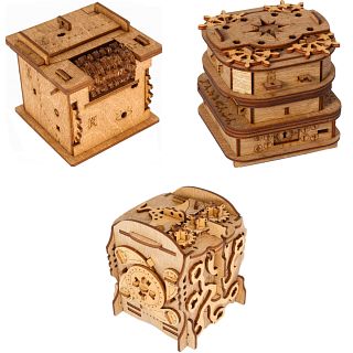 ClueBox: Escape Room in a Box - Set of 3 Puzzles