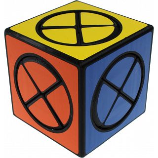 Hollow XO Cube - Black Body (Virtual 8-Axis, 3D Printing)