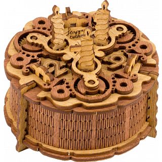 Birthday Cake - Gift Puzzle Box