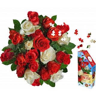 I AM Rose - Shaped Jigsaw Puzzle