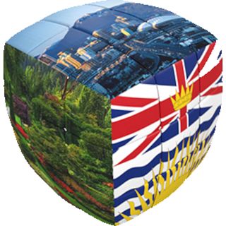 V-CUBE 3 Pillow (3x3x3): British Columbia