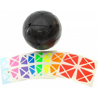 Rainbow Ball (Hybrid, 2x2x2 + Skewb Mechanism) - DIY Black Body
