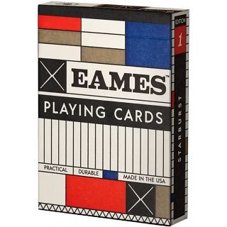 Eames "Starburst" Playing Cards (RED)