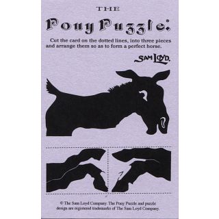 The Pony Puzzle: Small Card