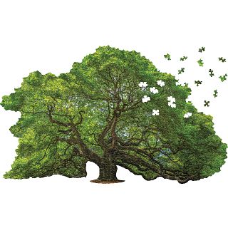 I AM Oak - Shaped Jigsaw Puzzle