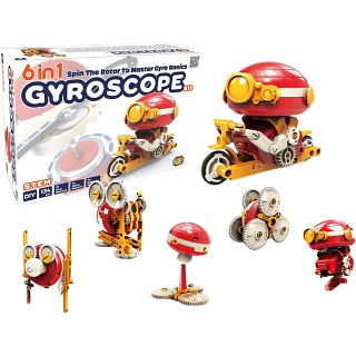 6-in-1 Gyroscope DIY Kit - STEM Science Gyro Basics