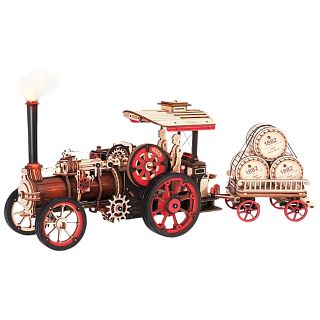 ROKR Wooden Mechanical Gears Model - Steam Engine