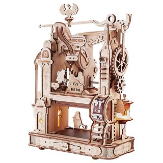 ROKR Wooden Mechanical Gears Model - Classic Printing Press