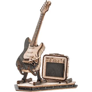 ROKR DIY Wooden Model Kit - Electric Guitar