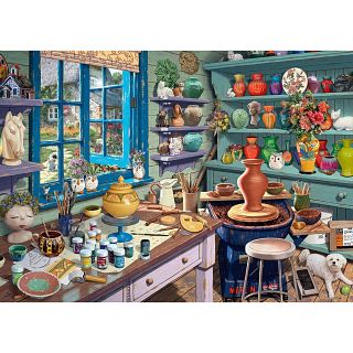 Pottery Studio Sanctuary - Large Piece Format