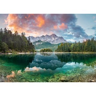 Zugspitze at the Eibsee, Germany