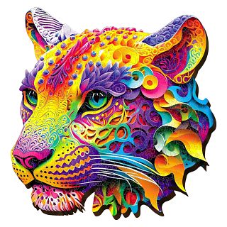 Lioness - 200 Piece Shaped Wooden Jigsaw Puzzle