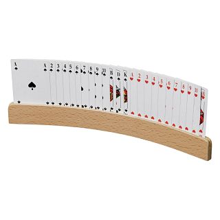 Wooden Playing Card Holder - 35 cm
