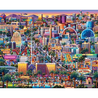 Personal Puzzle: Las Vegas Strip - 210 Pieces