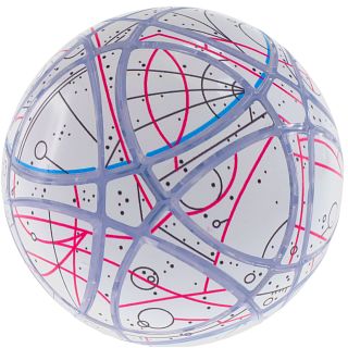 Ahsoka Megaminx Ball - Clear with Star Map Stickers
