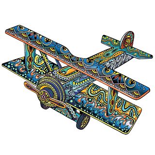 Rainbow Wooden Puzzle - Double Decker