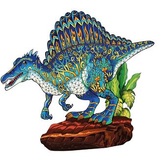Rainbow Wooden Puzzle - Spinosaurus