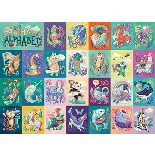 Animal Alphabet - Family Pieces Puzzle