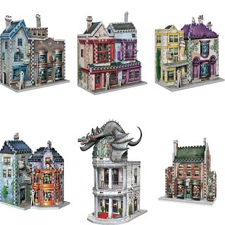 Harry Potter: Diagon Alley Street Bundle - Wrebbit 3D Jigsaw
