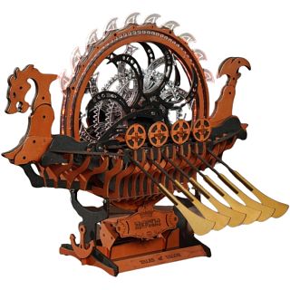ROKR DIY Wooden Mechanical Model - Viking Dragon Ship