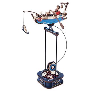 ROKR DIY Wooden Gravity Swing Model - Ocean Fisher