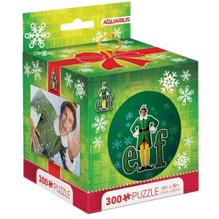 Elf - 300 Piece Jigsaw Puzzle in Tin Globe Ornament