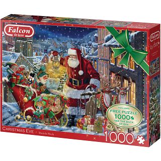 Falcon De Luxe - Christmas Eve -2 x1000 pc puzzles