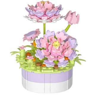 Mini Bricks: Potted Plant - Lotus