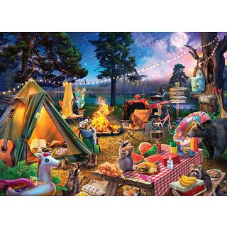 Camping Life - Large Piece Family Puzzle