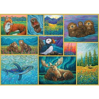 Alaskan Animals - Large Piece