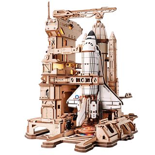 ROKR DIY Wooden Mechanical Model - Space Shuttle