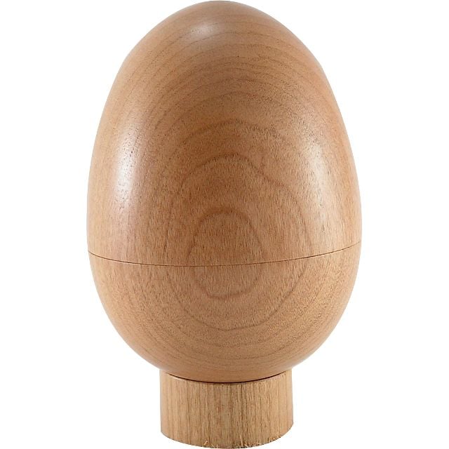 Karakuri Egg -  Cherry Wood