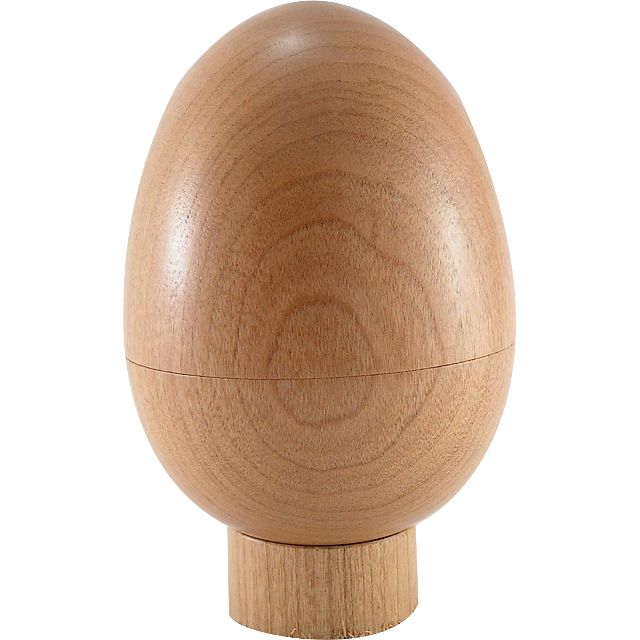 Karakuri Egg - Cherry Wood