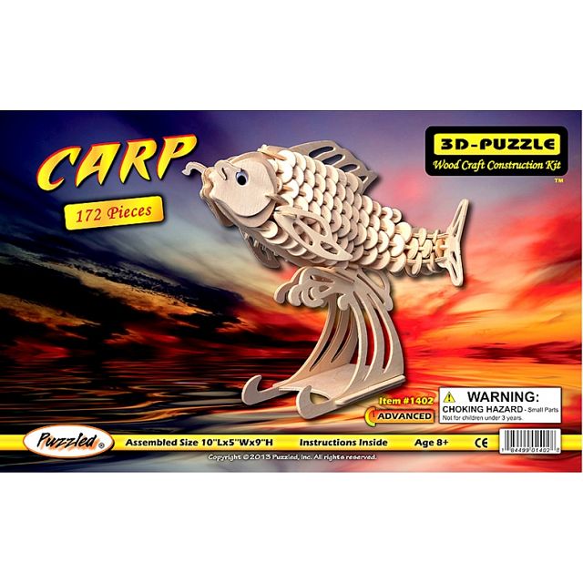 Carp - 3D Wooden Puzzle