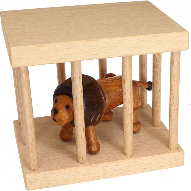 Wooden-Puzzle L - Lion (In a wooden box), 49.90 CHF